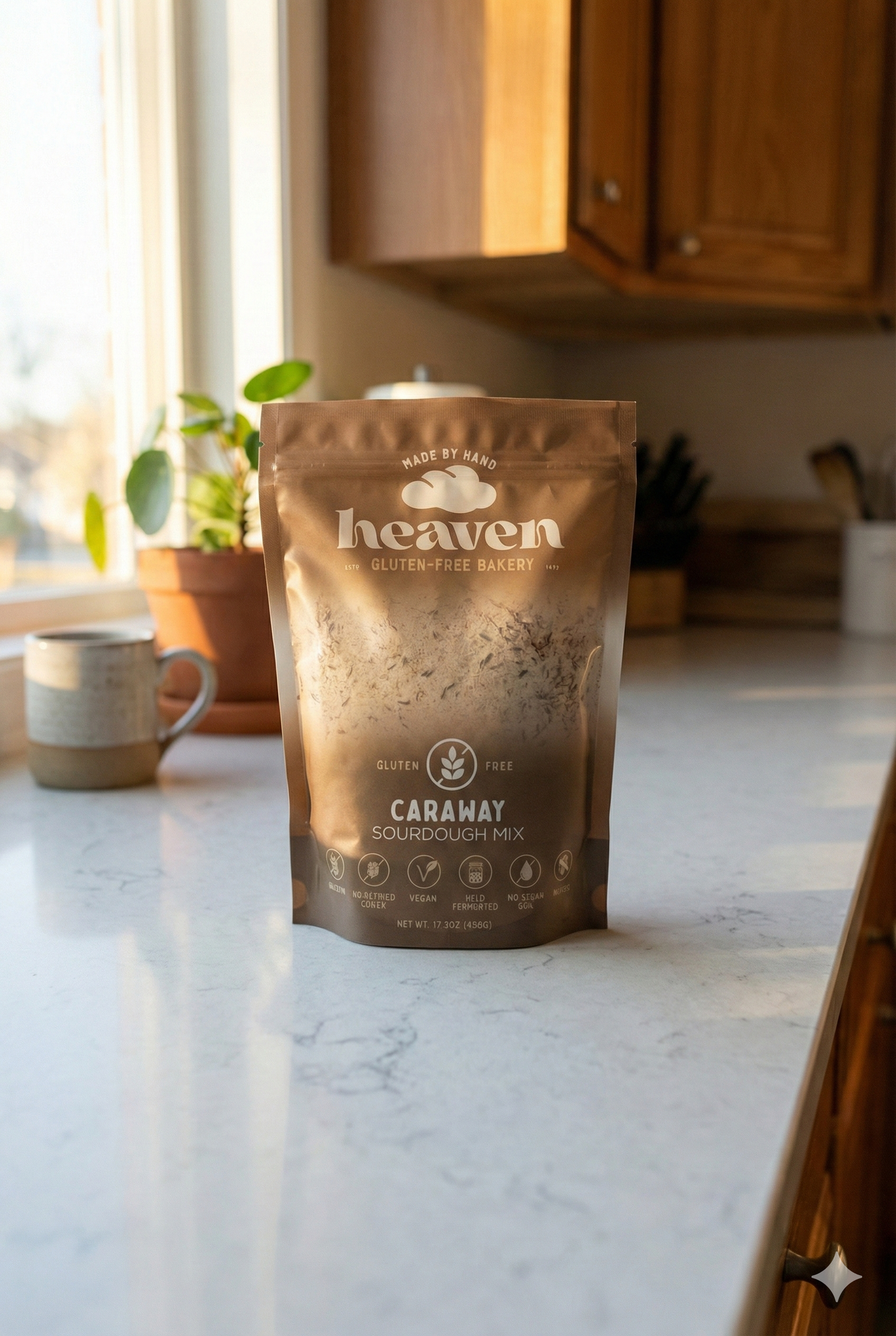 Gluten-Free Vegan Caraway Sourdough Pre-Mix