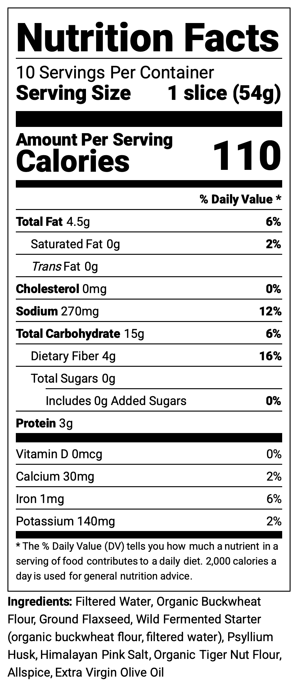 DARK (FLAXSEED-ALLSPICE) SOURDOUGH GLUTEN-FREE VEGAN BOULE