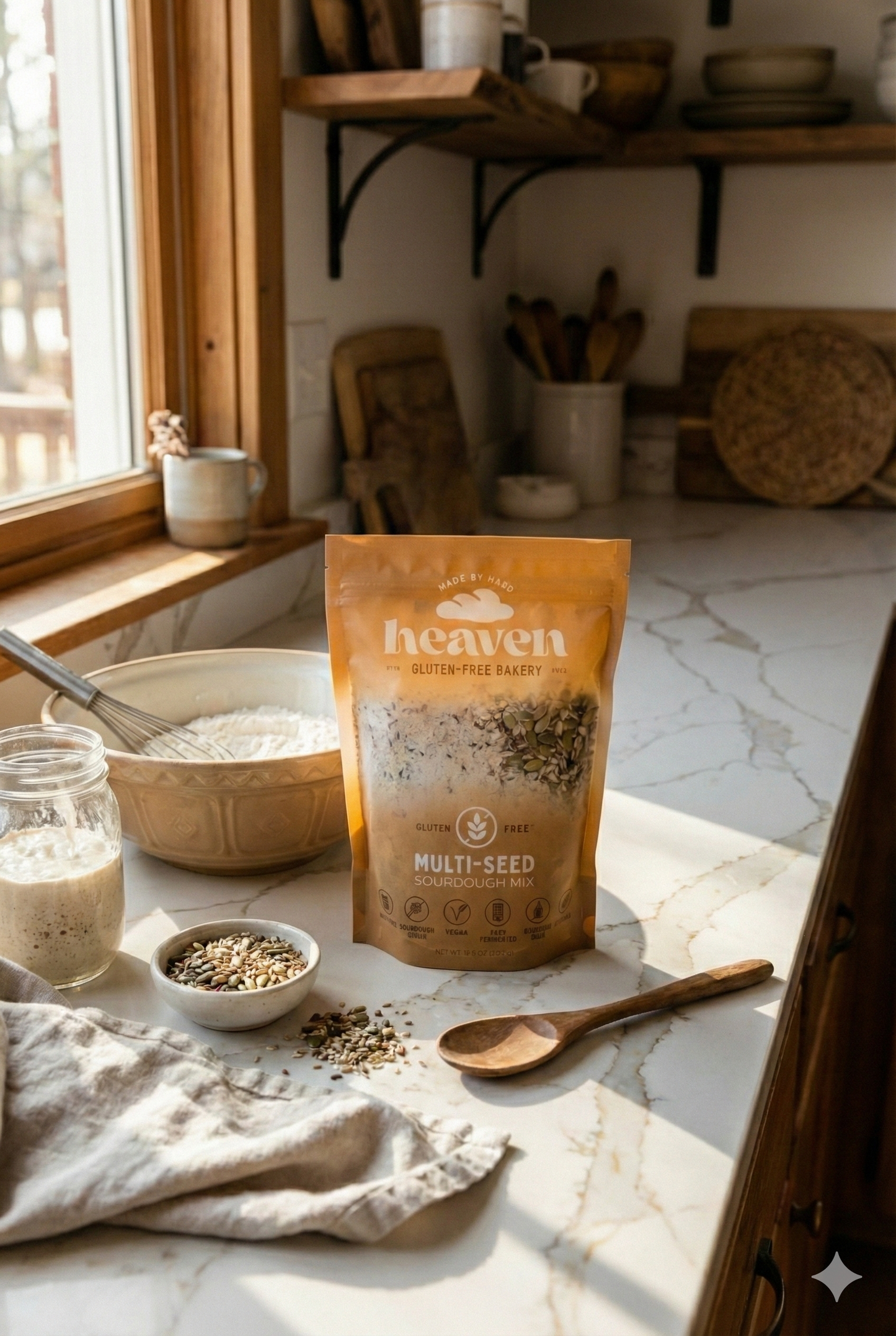 Gluten-Free Vegan Multi-Seed Sourdough Pre-Mix