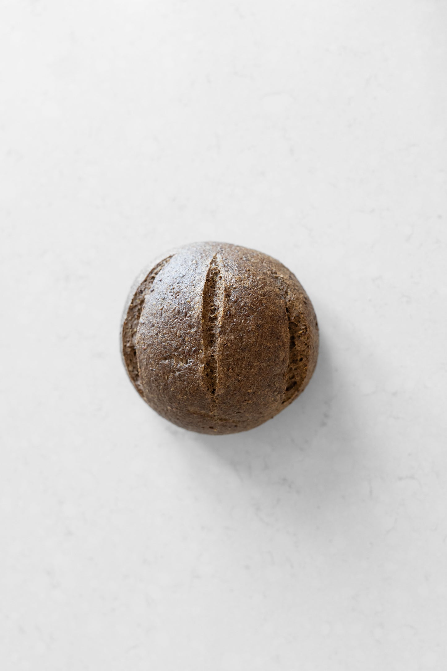 DARK (FLAXSEED-ALLSPICE) SOURDOUGH GLUTEN-FREE BOULE
